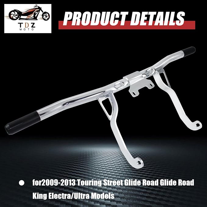 2014-2023 TDZ 1-1/4" Chrome Crash Bar Engine Guard for Harley Touring Street Glide Road Glide Road King Electra/Ultra ModelsใBuying Colorful Wheels for Matching is More Fashionableใ