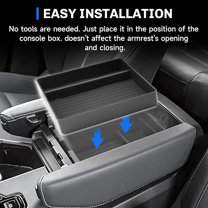 SXCY 2-Layer for 2026 Lexus TX Center Console Organizer Tray for 2024 2025 2026 Lexus TX Accessories Center Console Tray 2026 Lexus TX Armrest Console Organizer Tray