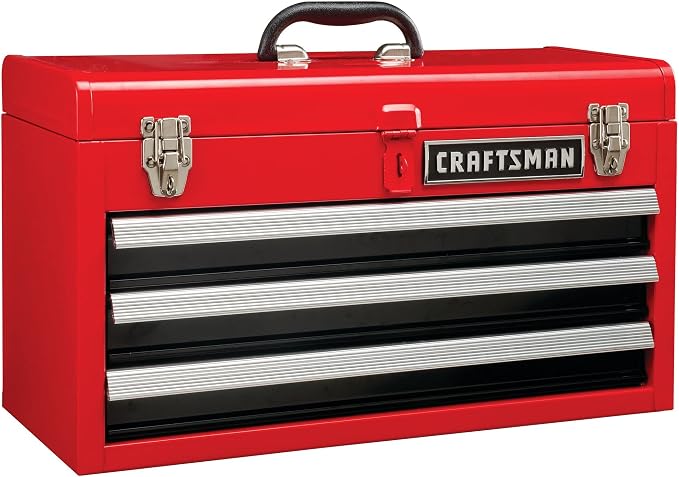 CRAFTSMAN Mechanic Tool Set, 104 Pieces, Includes 20.5” Drawers, 3-Compartments (CMMT45068)
