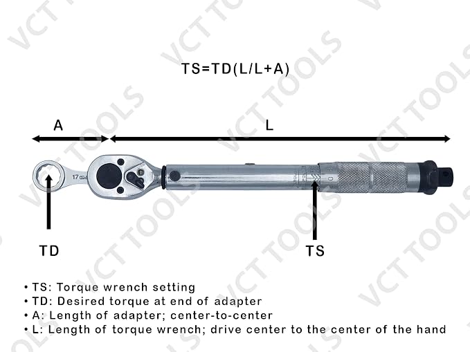 VCT 12-Piece Metric 12-Point Box End Torque Adapter Extension Set, 3/8inch Drive 10-19mm