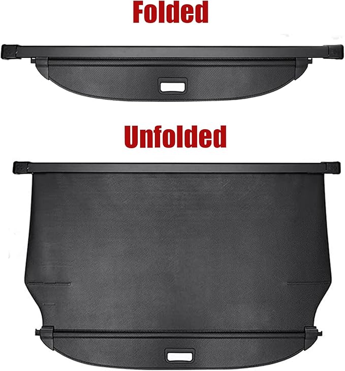 Cargo Cover for Subaru Crosstrek Accessories 2024-2025, Carbon Fiber Texture Retractable Trunk Cover Security Shielding Shade for 2024-2025 Subaru Crosstrek Accessories (Carbon Fiber Texture)