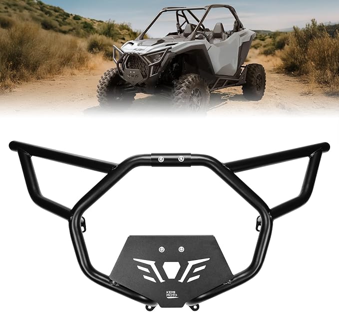 KEMIMOTO Front Bumper Compatible with 2025 2026 RZR PRO XP | Designed for Easy Installation, Improved Visibility, and Rust Resistance. Direct Replacement for #2890388-458,2890388-293