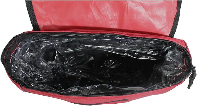 Tahoe Insulated Waterproof Nylon Heavy Duty Saddle Bag, Brown