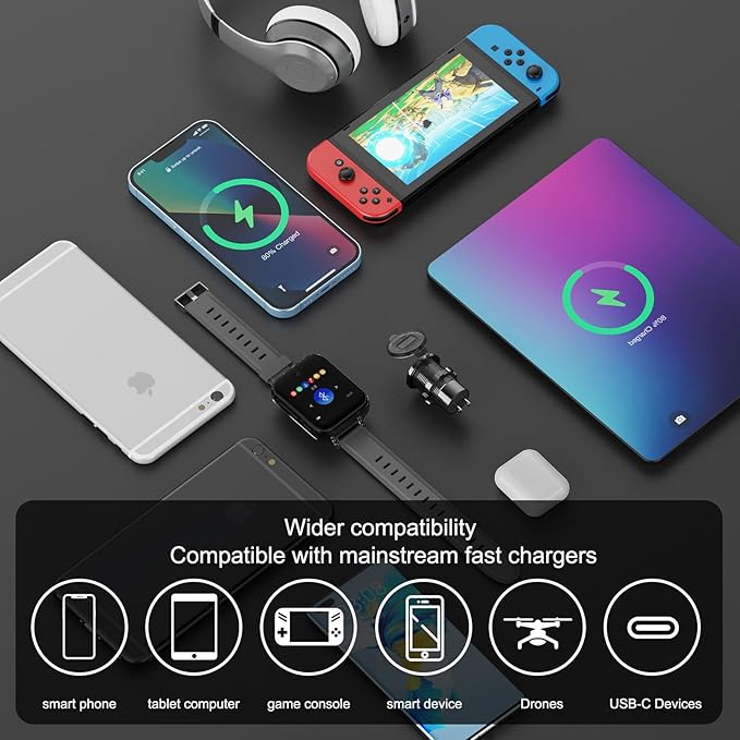 2 Pack 4 Port 12V USB Outlet Aluminum Charger, 78W Dual PD & QC Multiple USB Port for Car, USB C Cigarette Lighter Replacement 12 Volt Socket with Voltmeter Waterproof for Marine Boat Motorcycle RV