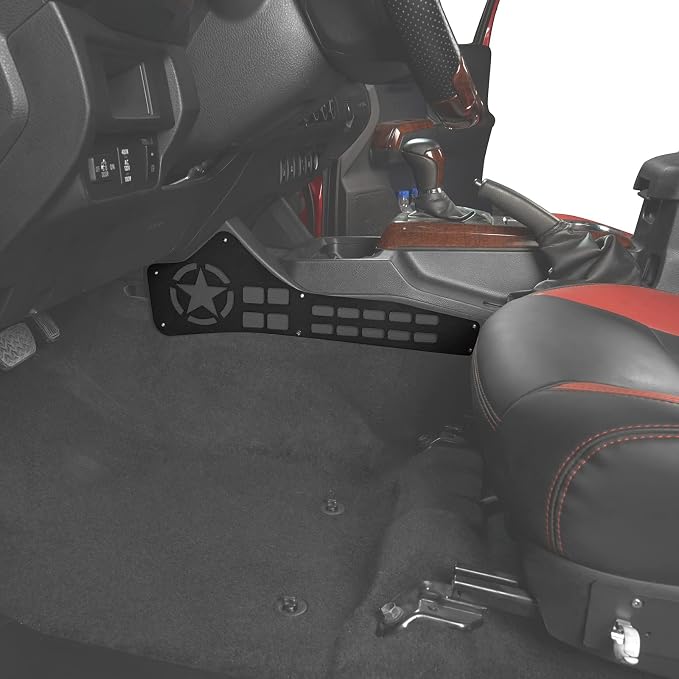 Hooke Road Tacoma Center Console MOLLE Storage Panel Compatible with Toyota Tacoma 16-23 3rd Gen Pickup Trucks (Driver Side)