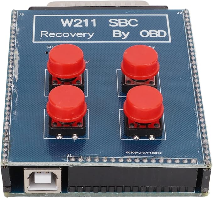 EVGATSAUTO ABS SBC Reset Tool for W211 E-Class R230 SL-Class, Brake Pressure Activation & Code C249F Repair (Blue)