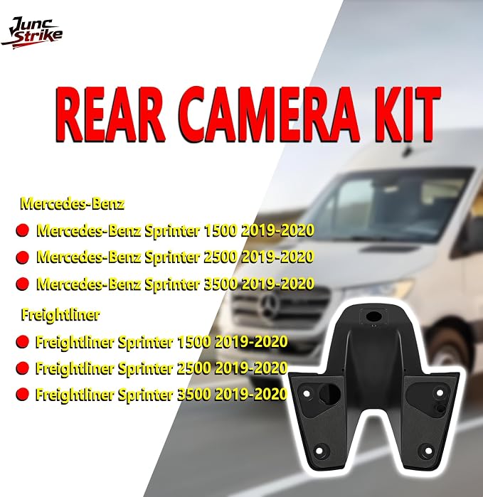 A907820120 Rear Camera Housing Replacement Fit for Mercedes Benz & Freightliner Sprinter 1500 2500 3500 2018-2020 2023 for90782040019051 90782012019051