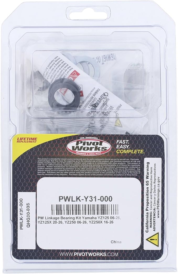 DB Electrical PWLK-Y31-000 Pivot Works Linkage Rebuild Kit Compatible with/Replacement for Yamaha Yz 422488