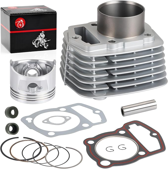 63mm STD Top End Rebuild Kit Cylinder Pistion Gasket for Honda XR200 XR200R XL200R 1986-1987