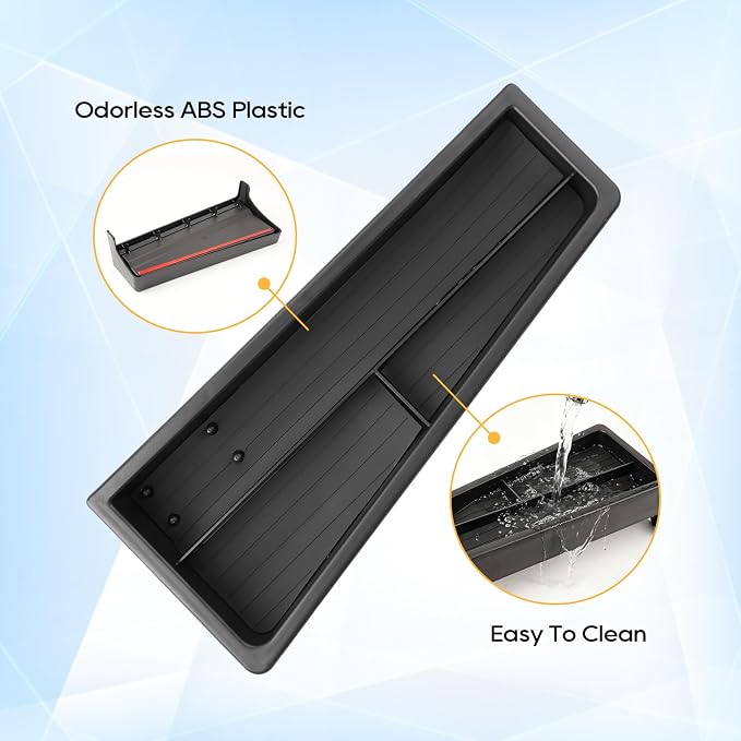 For VW ID.4 Dashbaord Center Console Organizer for 2025 2026 VW ID.4 (S/Pro/Pro S/Pro S Plus) Center Console ABS Storage Tray Insert, OEM Fit, Non-Slip Waterproof Interior Accessories - 12.9 Inch ONLY