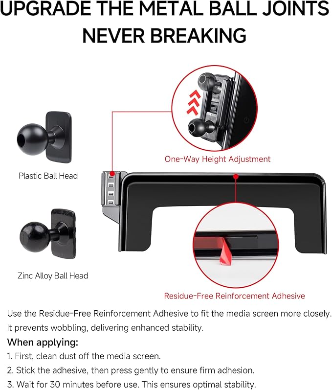 Qi2.2 Max 25W Fast Wireless Car Charger Phone Holder for 2020-2022 Mercedes-Benz GLC-Class/2019-2021 C-Class 10.25-Inch Screen, Magnetic Phone Mount Compatible with MagSafe