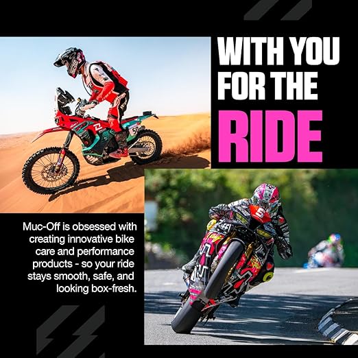 Muc-Off Motorcycle Dry Chain Lube| Ultra-Durable Synthetic Formula | Long-Lasting Lubrication | Maximum Chain Protection for Dry Conditions | Perfect for Motorcycle Chains