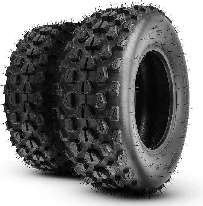 Torchbeam 21x7x10 ATV UTV Tire All-Terrain Off-Road, 4 PR 21x7-10 ATV Tires, Z-116 Mud Sand Trial Tire, Set of 2