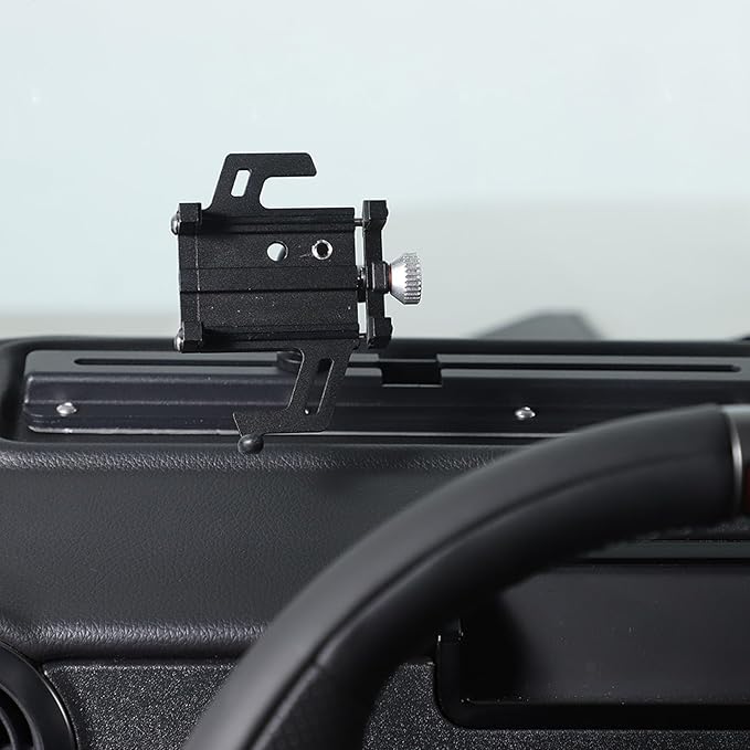 Car Central Control Multi-Function Phone Bracket Compatible with Ineos Grenadier 2020-2026 Dash Panel Track Cell Phone Holder Insert Accessories (Type A, Style A)