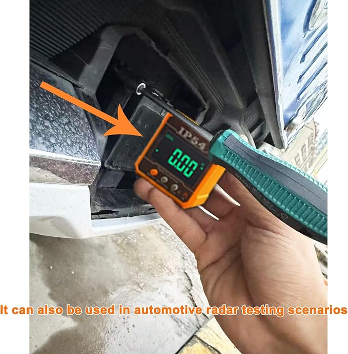 ADAS Calibration Tool Include Stand Marked with 0-30cm Measurement with Large Radar Aiming Corner Reflector,Digital Angle Magnetic Protractor