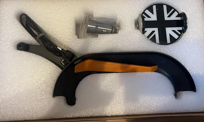 Persevere for Mini Cooper Phone Holder F54 F55 F56 F57 with Auto Charging for Display Dashboard Car Phone Mount, Fits 4-6.9" Smartphones, Right (Not Supported All Countryman F60/R61)