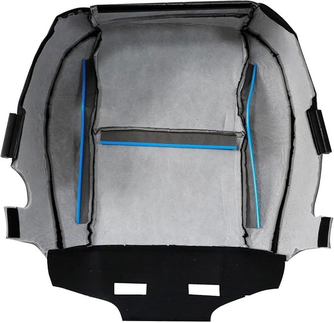 GXARTS Black Cloth Driver & Passenger Side Bottom and Top Back and Foam Cushion Replacement Seat Cover Compatible with Chevy Silverado 1500 2500HD 3500HD 2007 2008 2009 2010 2011 2012 2013 2014