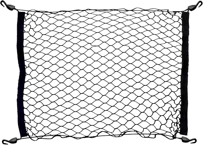 Envelope + Floor Style Trunk Mesh Cargo Net for Toyota RAV4 Hybrid Prime 2019-2024 - Car Accessories - Premium Trunk Organizer and Storage - Vehicle Carrier Organizer for Toyota RAV4