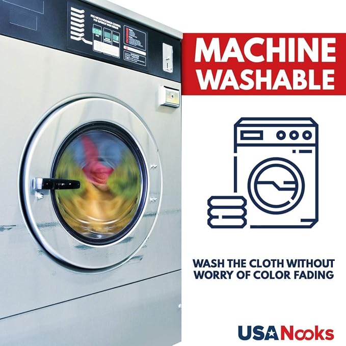 USANOOKS Microfiber Cleaning Cloth - Turq - 8Pcs (12.5x12.5 inch) High Performance - 1200 Washes, Ultra Absorbent Car Towel Traps Grime & Liquid for Streak-Free Mirror Shine - car Washing Cloth