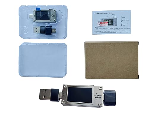 USB Power Meter USB 3.1 Type-c Tester Digital Multimeter Current Tester Voltage Detector DC 29V 6A PD 2.0/3.0 QC 2.0/3.0/4.0 pps Trigge