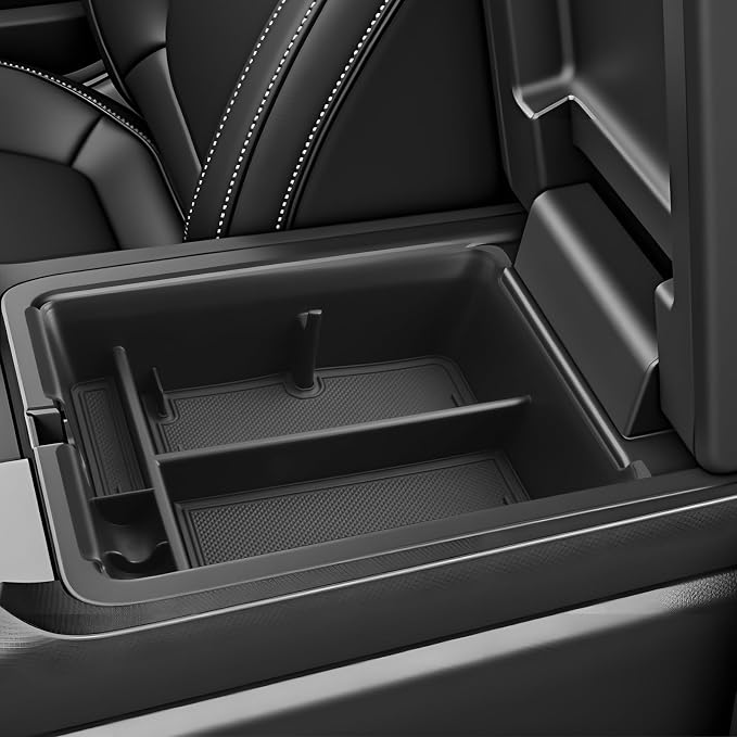 SKTU for 2026 Honda Pilot Center Console Organizer for 2026+ Honda Pilot (Sport/EX-L/Touring/TrailSport/Touring Blackout/Elite/Black Edition) Console Tray Honda Pilot 2026 Accessories with Coin Holder