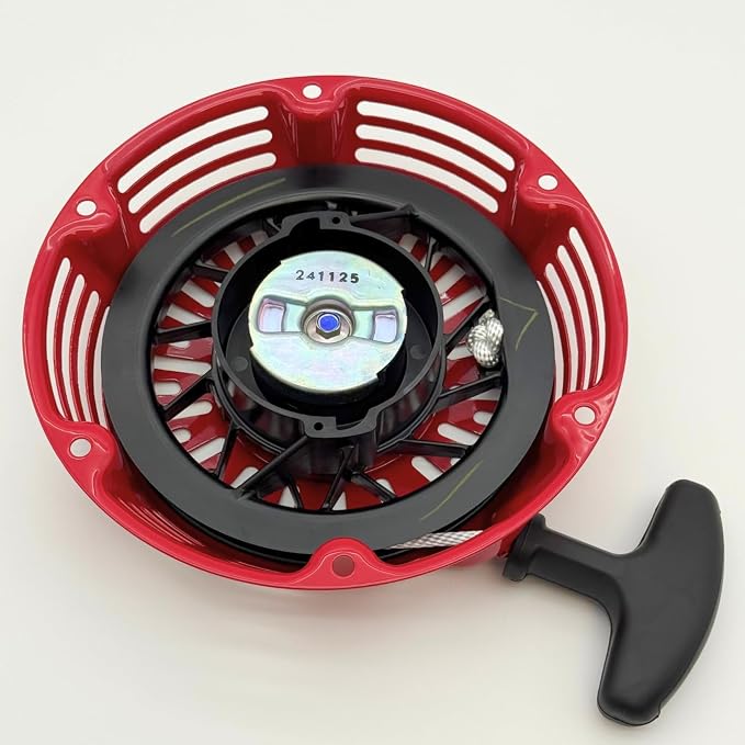 KINDZA Genuine 28400-Z5K-305ZA Recoil Starter Assembly with Genuine Emblem 87521-Z5K-000 for Honda GX270 GX240 Engines WT30XK4 FRC800 Superseded by 28400-Z5K-013ZA