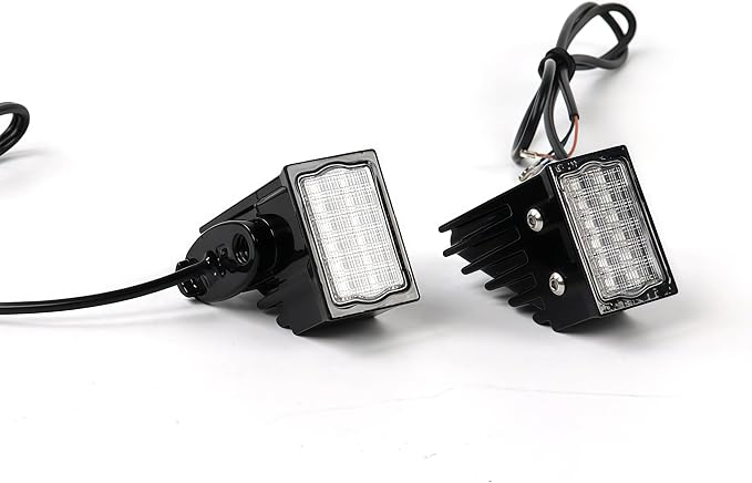 Dual-Intensity LED Rear Light for Harley Softail 2018-2025 Ultra-Bright Amber Running Turn Signal Lamps with Smoked Lens 1:1 Plug-and-Play Upgrades for Low Rider S Street Bob Breakout