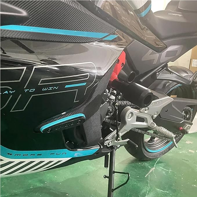 Motorcycle Frame Sliders Engine Guard Anti Crash Pad Protector for CFMOTO 450SS 450SR 450NK CF MOTO 450SS, Black Aluminum Bodywork Protection Frame Accessories (Black)