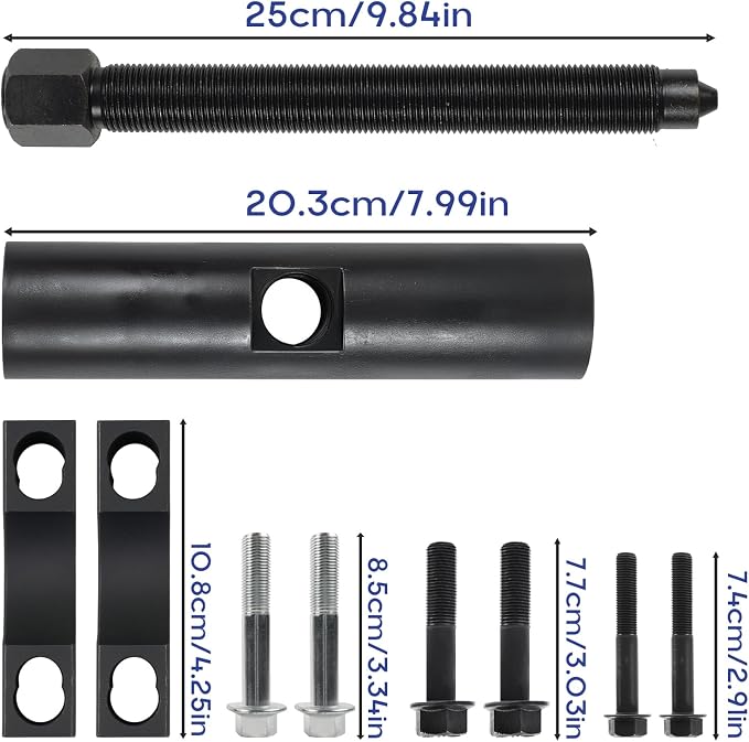 Rogierra 60050 Heavy Duty Yoke Puller Tool Kit for Class 6-8 Trucks & Semi Trucks,Commercial Yoke Removal Tool for Heavy Duty Transportation Equipment