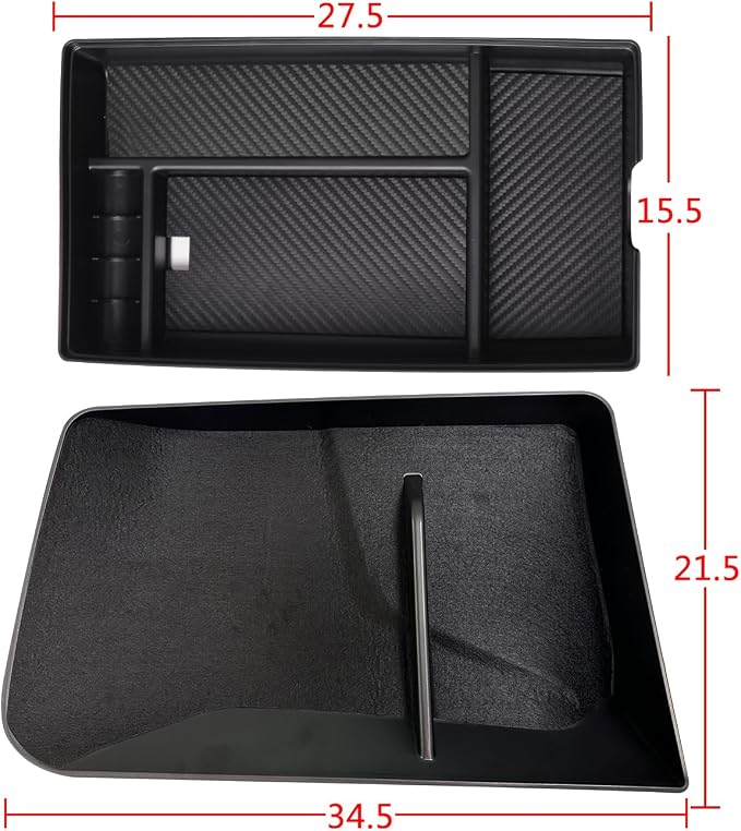 Center Console Organizer Compatible with Lexus RX 2023 2024 2025, Screen back Organizer for 2025 RX Hybrid RX 350h 500h F Sport Premium+ Luxury F Sport Handling(Set of 2)