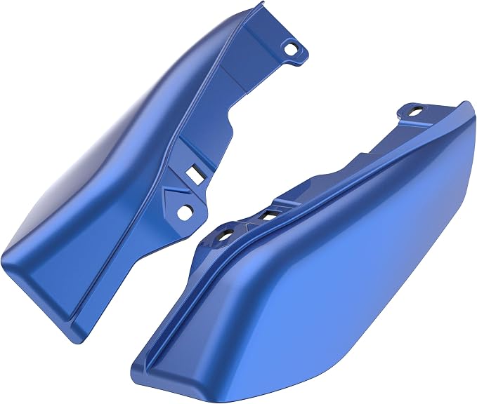 Color - Matched Mid Frame Air Deflectors Heat Shield, Perfectly Fit for Harley Touring Models 2009-2026 Superior Blue