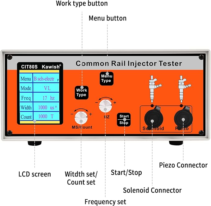 Common Rail Injector Tester Diesel Common Rail Injector Tester Machine Common Rail piezoelectric Injector Tester Drive Fuel Repair Tool