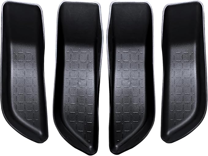 4PCS Door Handle Storage Box Compatible with 2026 Toyota RAV4 Hybrid&RAV4 Plug-in Hybrid(PHEV) TPE Front & Rear Door Side Tray Insert Organizer Easy to Clean for 6th Gen RAV4 Accessories