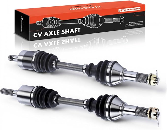 A-Premium Pair (2) Front CV Axle Shaft Assembly Compatible with Can-Am Outlander (Max) 500/650/1000/800R/1000R, Renegade 500/1000/800R/1000R, 2012-2017, 4x4 Models, Driver and Passenger Side