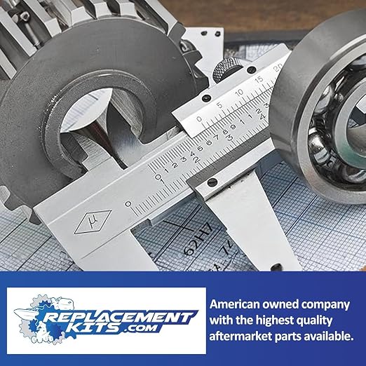 REPLACEMENTKITS.COM Brand Crankcase Bearing & Seal Kit Fits Yamaha G16 to G29 Gas Golf Carts