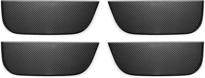 YOUTOOCAR Door Kick Panel Protector Covers Compatible with Hyundai IONIQ 9 Accessories (Carbon Fiber Pattern)