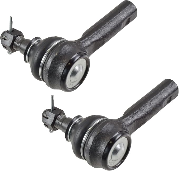 TRQ Front Outer Tie Rod Set 2 Piece Compatible with 1993-1997 Infiniti J30 2003-2004 M45 1997-2006 Q45 1997-2003 QX4 1996-2004 Nissan Pathfinder