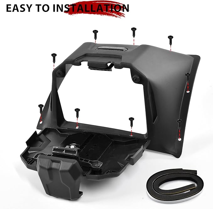 UTVXPERT Adjustable Electronic Device Tablet Phone Holder GPS Navigator Bracket Phone Mount with Storage Box for CFMOTO ZForce 950 Sport/HO/EX 2020-2024 Accessories