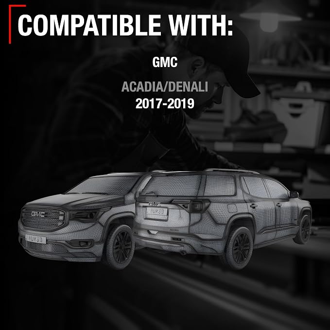 Rear View Backup Camera, Reverse Park Assist - Compatible with 2017-2019 GMC Acadia, 2017-2019 GMC Acadia Denali - with Surround View - OEM 23507062, GM1960150