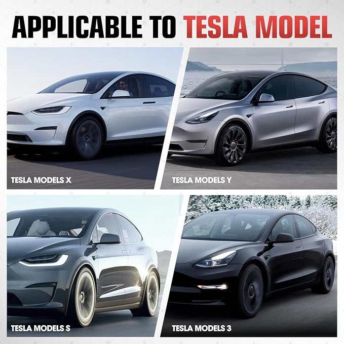 DNA MOTORING 4pcs Lifting Jack Pads Compatible with 2013 to 2026 Tesla Model 3/Y/S/X, Tesla Floor Jack Adapters for Protects Battery/Chassis, w/Storage Case, TOOLS-00628