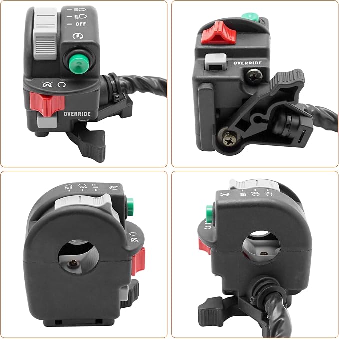 M MATI Start Stop Headlight Switch & Ignition Key Switch for Yamaha Big Bear 400 2007-2008 5KM-83972-00-00 5KM-83973-00-00 4SH-82510-00-00