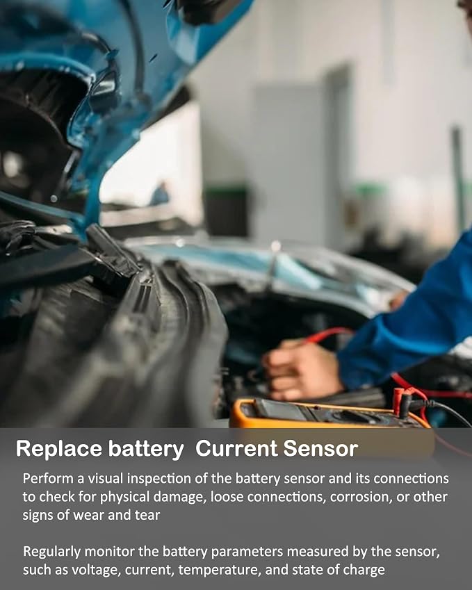 AV6N10C679GB Automotive Battery Current Sensor for Ford 2012-2018 Focus 2013-2019 Escape 2013-2018 C-Max 2014-2016 Transit Connect Replace AV6N10C679BF AV6Z-10C679-B F1FZ-10C679-E