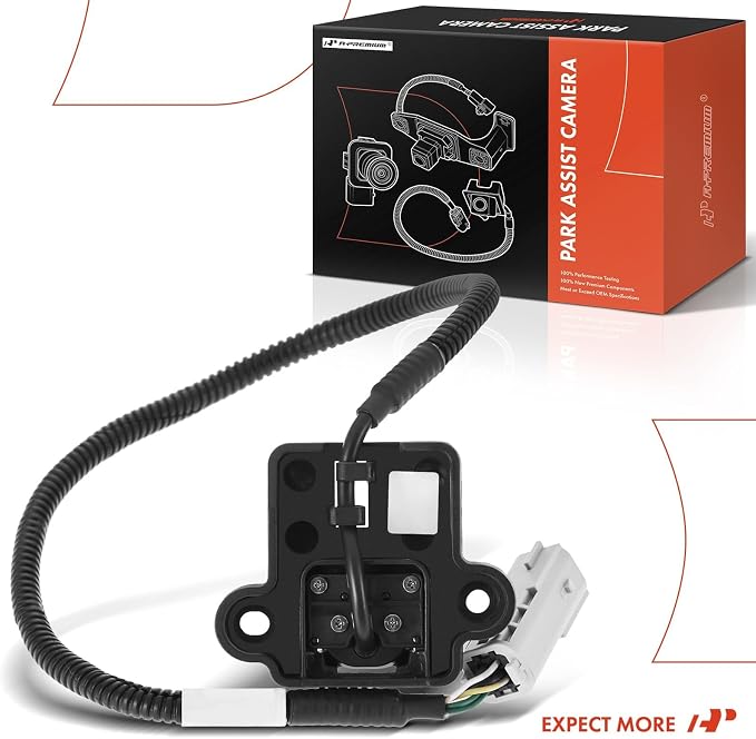 A-Premium Park Assist Camera Rear View Backup Reverse Camera Compatible with Select Chevrolet & Cadillac Models - 2009-2013 Avalanche, 2009-2013 Escalade EXT