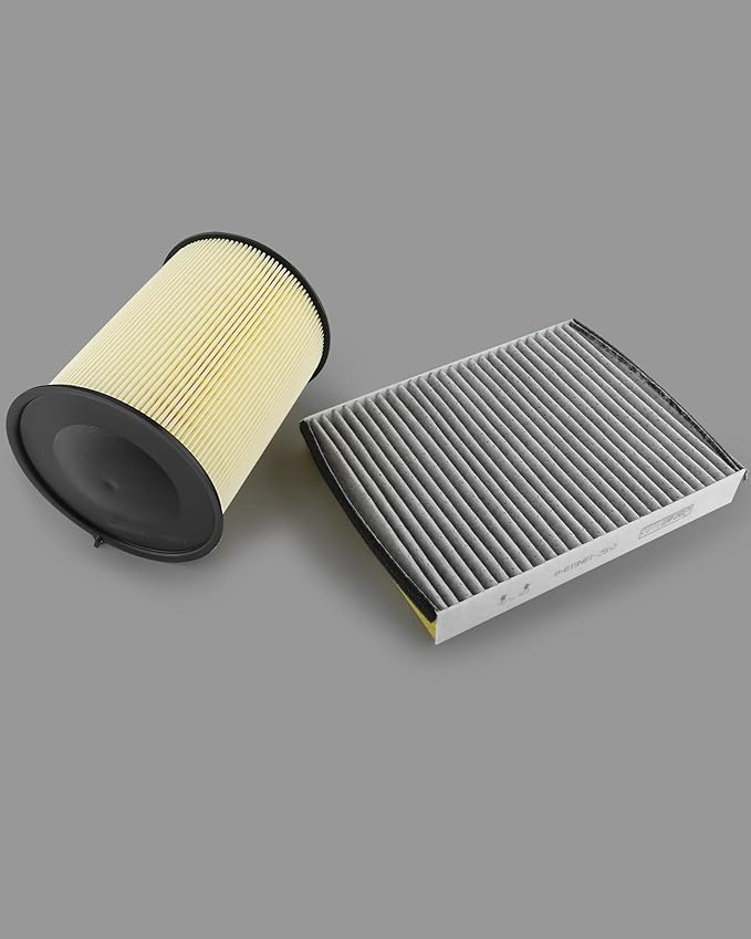 Engine & Cabin Air Filter Set for Ford Escape 1.5L 1.6L 2.0L (2013-2019), Focus 1.0L 2.0L 2.3L (2012-2018), Transit Connect 1.6L (2014-2016); for Lincoln MKC. Replace 1708877, CV6Z-19N619-A
