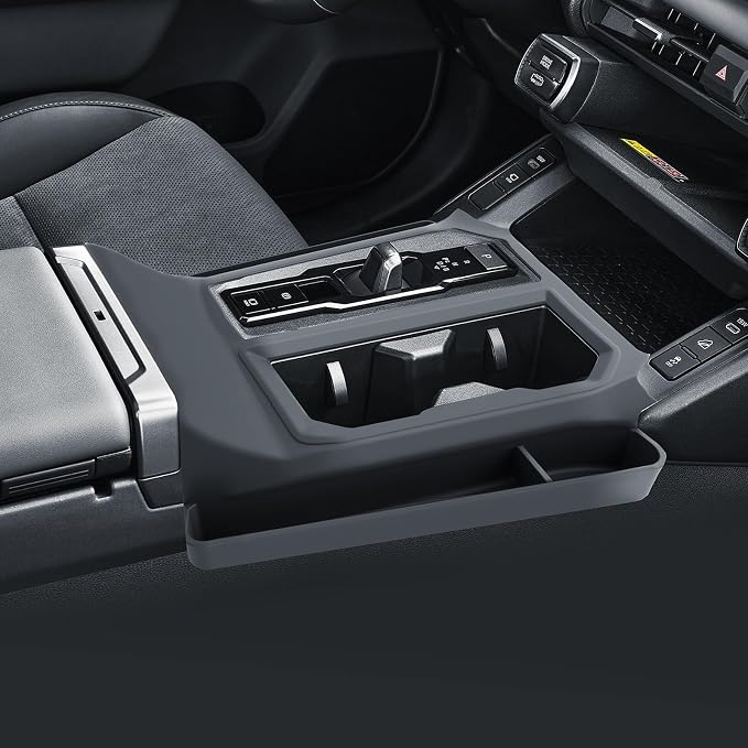 BIBIBO for New 2026 Toyota RAV4 Gear Shift Panel Cover 2026 Toyota RAV4 (LE, SE, XLE Premium,Woodland,XSE,Limited) Gear Shift Trim Cover Silicone w/Side Storage Box