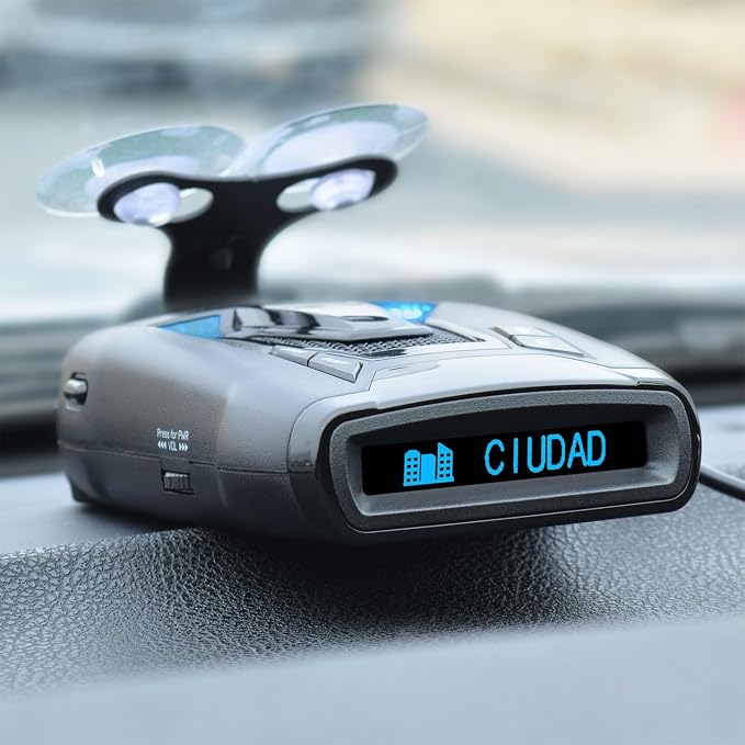 Whistler CR88 High Performance Laser Radar Detector: 360 Degree Protection and Bilingual Voice Alerts,Black