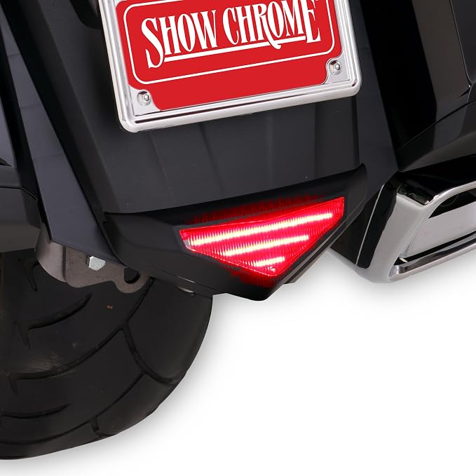 Marvel Lower Running and Brake Light LED Black for Goldwing GL1800 2018+ 52-972BK by Show Chrome