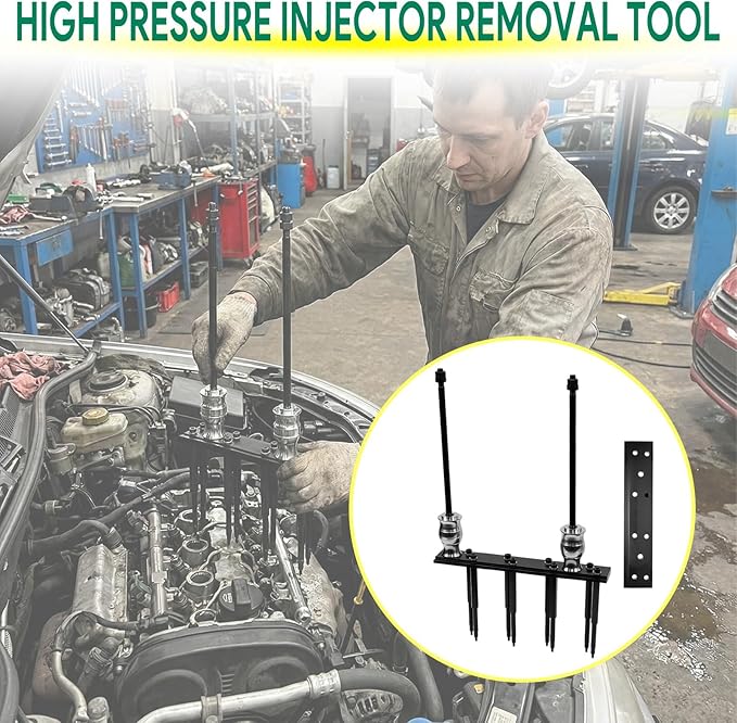 EN-51146 Fuel Injector Disassembly Tool, Rail Assembly Replacer Master Tool Kit Compatible with GM Opel, Vauxhall, Buick, MG 1.0L 1.4L 1.5T 1.6L Engines, EN-51146-100 EN-51146-150