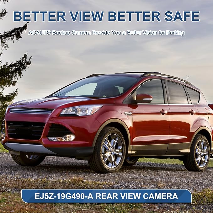 Rear View Backup Reverse Camera Compatible with Ford Escape 2014 2015 2016, Safety Parking Back Up Assist Camera OE Number EJ5Z-19G490-A GJ5T-19G490-AB,590-419