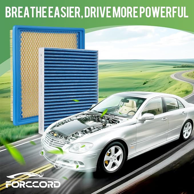 Cabin & Engine Air Filter Fit for Chevrolet Colorado 2015-2022 3.6L/2.8L/2.5L, GMC Canyon 2015-2022 3.6L/2.8L/2.5L Replace#CF11966 CA11959 Car Accessories